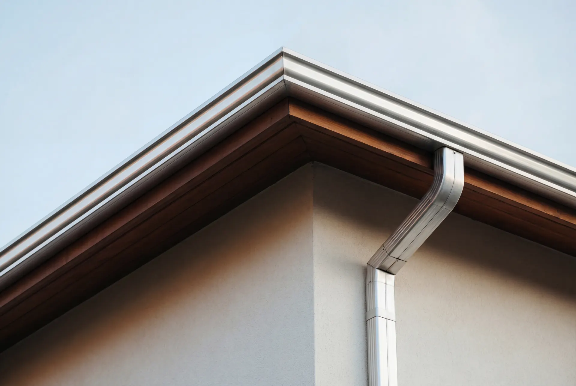 Downspout Installation — professional gutter work